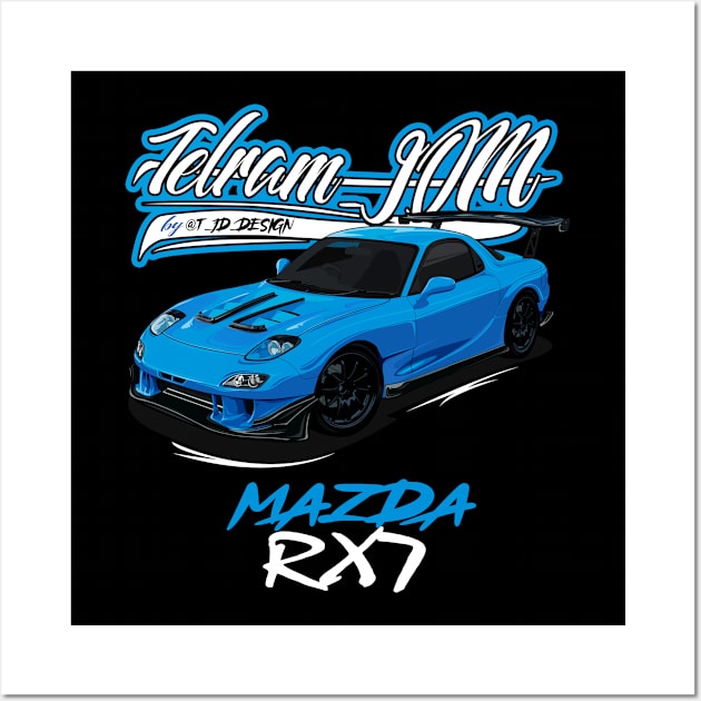 Telram's RX7 Design 2 Wall Art by T-JD